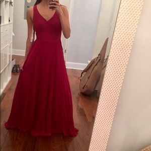 Beautiful Burgundy/Red Maxi Dress - size 4